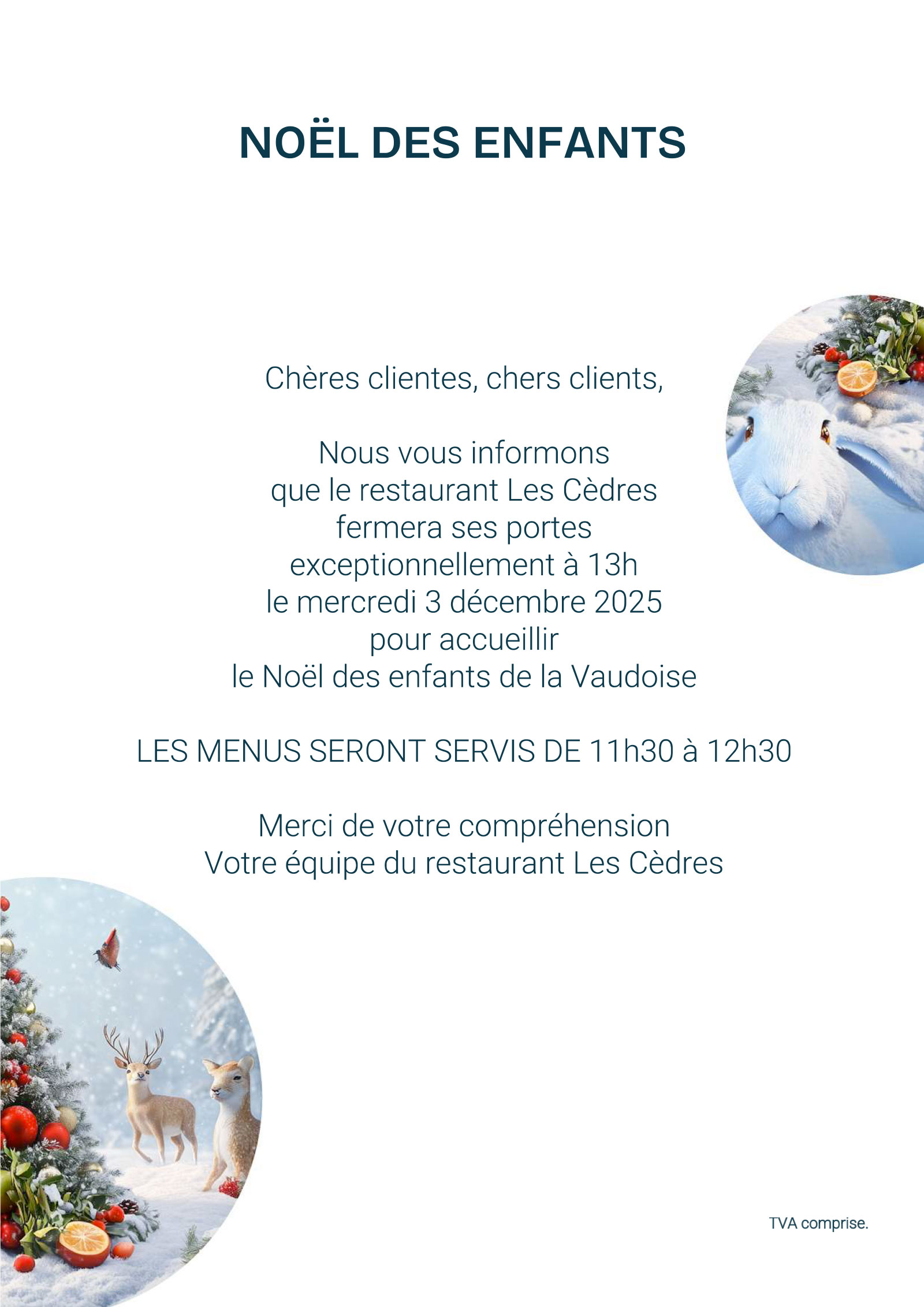 Affiche Noel des enfants